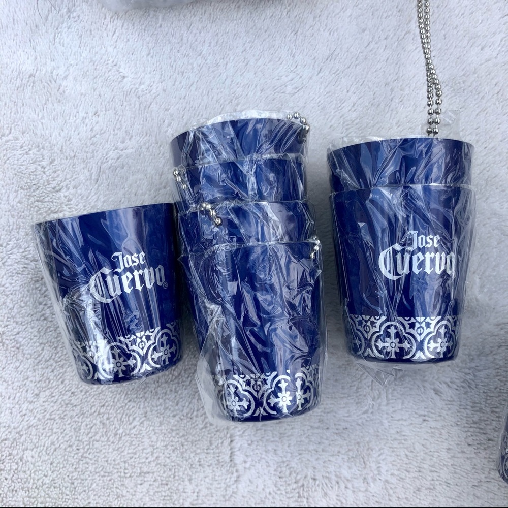 11-Jose Cuervo Metal Shot Glass Necklaces New!